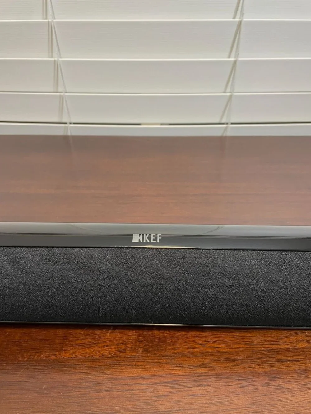 KEF HTF7003 Passive Soundbar 3.0 Channel High Gloss Black with Wall Mount - Picture 4 of 9